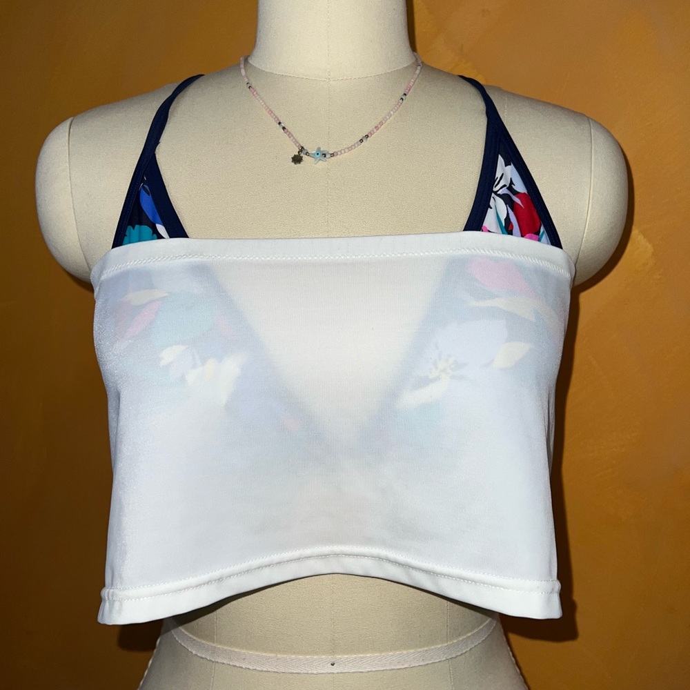 Dolce & Gabbana sheer white beachwear coverup (size M)